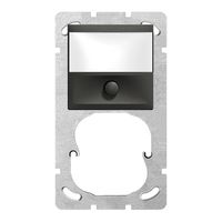 UP-Kombination EDIZIOdue Sonnerie +leer schwarz