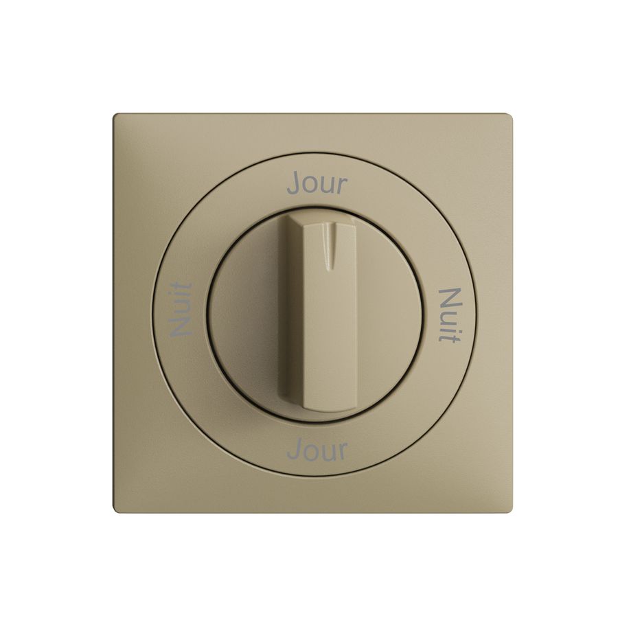 Frontset Nuit-Jour-Nuit-Jour EDIZIOdue 60×60mm sand