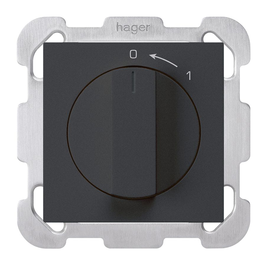 Contact pivotant ENC 0<-1/2L noir kallysto avec manette