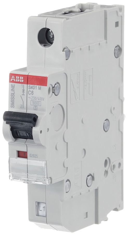 Disjoncteur SMISSLINE TP S 1×6A C 10kA