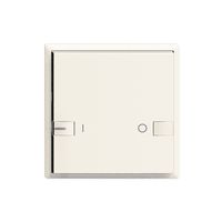 Frontset ON-OFF 1K/1T mit LED ZEP 60×60mm weiss