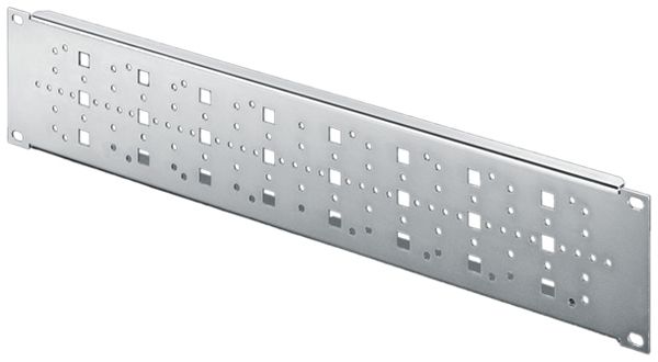 Montageplatte Rittal DK 7151.300 19" 1HE 482.6×88.9mm Schiene grau