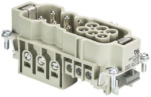 Steckereinsatz Wieland Electric revos POW STS 6/6 GC CA AG 6 40A 690V 1…10mm²