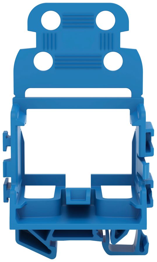 Befestigungsadapter WAGO m.Zugentlastung für 10×4mm² TH15 bl