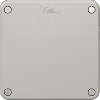 Abzweigdose Feller NEVO N.CO 5 P 16 A, 400 V, 2.5mm² 3 L+N+PE 87×87mm, lichtgrau