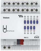 Actionneur-commutateur AMD Theben RM 8 S KNX, 8-fois 16A, 4UM