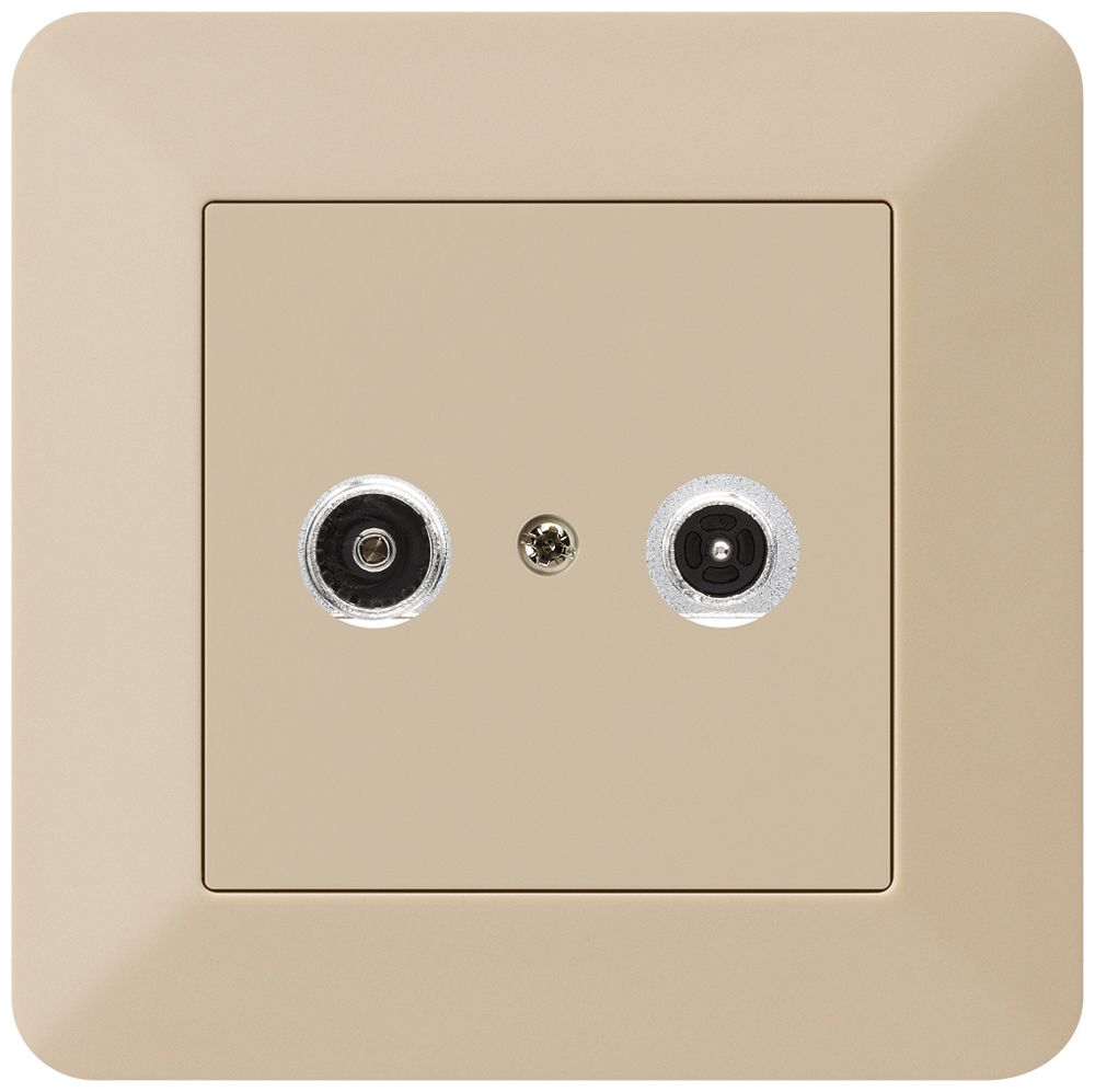 Prise antenne ENC kallysto.trend R/TV 23dB 2GHz beige