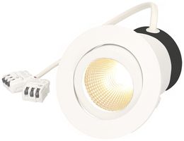 EB-LED-Spot MH maxLUCE DISC 7W 590lm 4000K IP44 DIM Ø80mm weiss 36°
