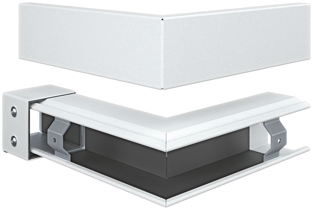 Angle extérieur tehalit FWK-Plus 60×60mm blanc trafic