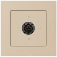 UP-Drehschalter kallysto.pro 2/1L beige für Sicherheitsschloss ohne Zylinder