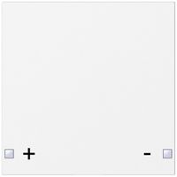 Touche SIDUS 1/2f pour senseur poussoir impression +/-, blanc