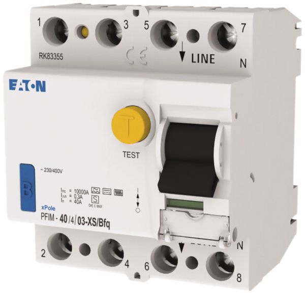 Fehlerstromschutzschalter Eaton PFIM 4P 40A 300mA Typ XS/Bfq