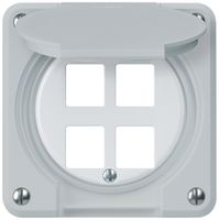 UP-Montageset robusto HMS IP55 grau für 4×Modul für Kombination