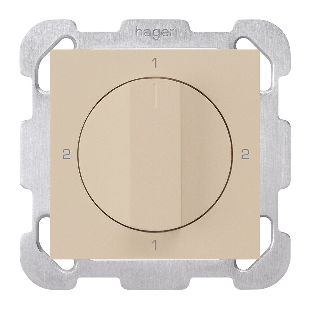 Interruttore rotativo INC kallysto 3/1L beige con manopola