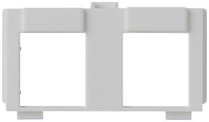 Modulo kallysto 2×RJ45 Keystone grigio chiaro