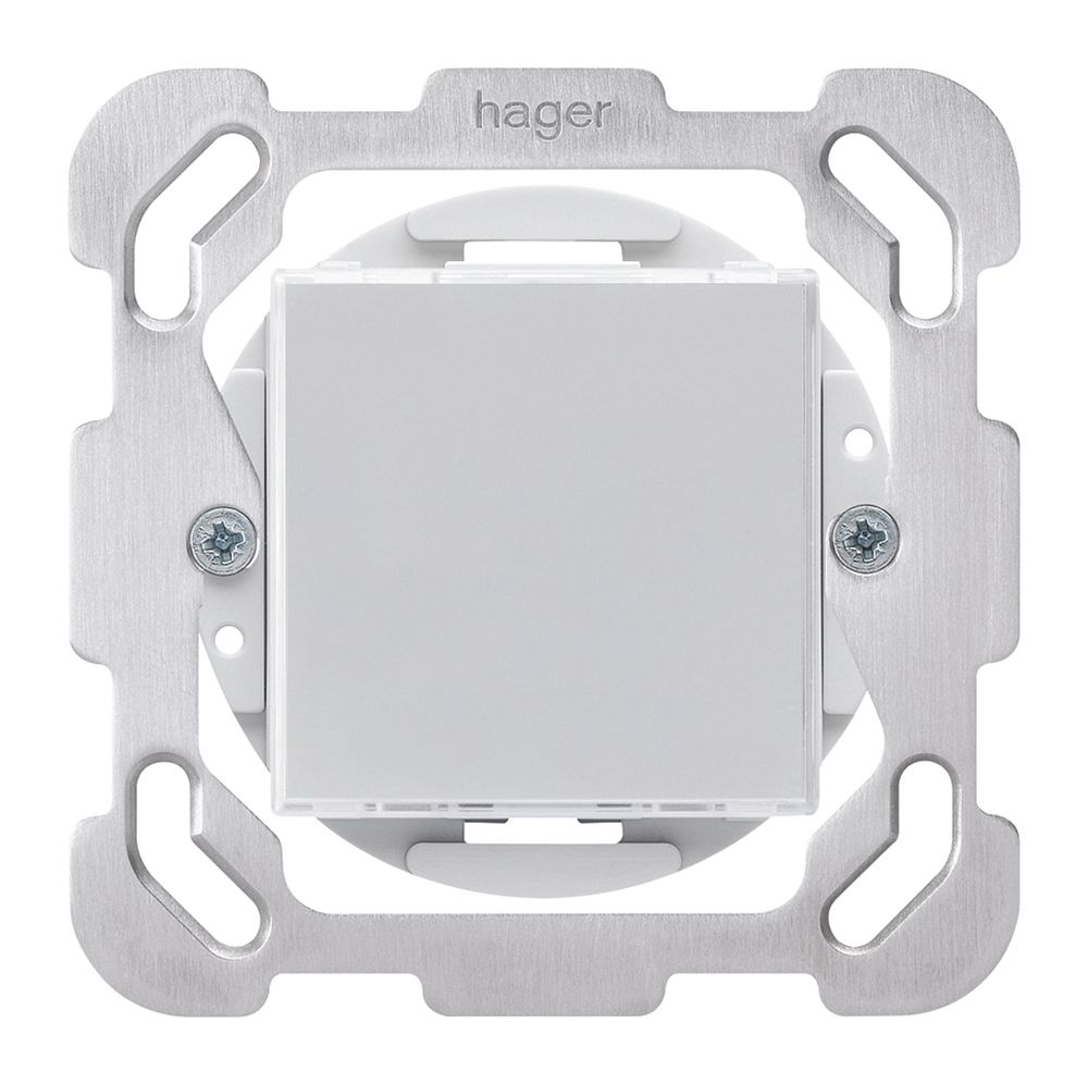 Einsatz zu LED-Leuchte Hager LED rot/grün 230V mit Befestigungsplatte