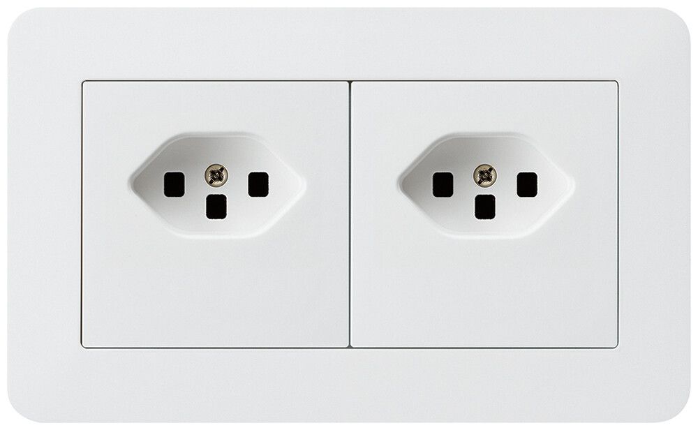 UP-Kombination kallysto.trend Gr.I-I horizontal 2×Typ 23 m.Schraubkl.C weiss