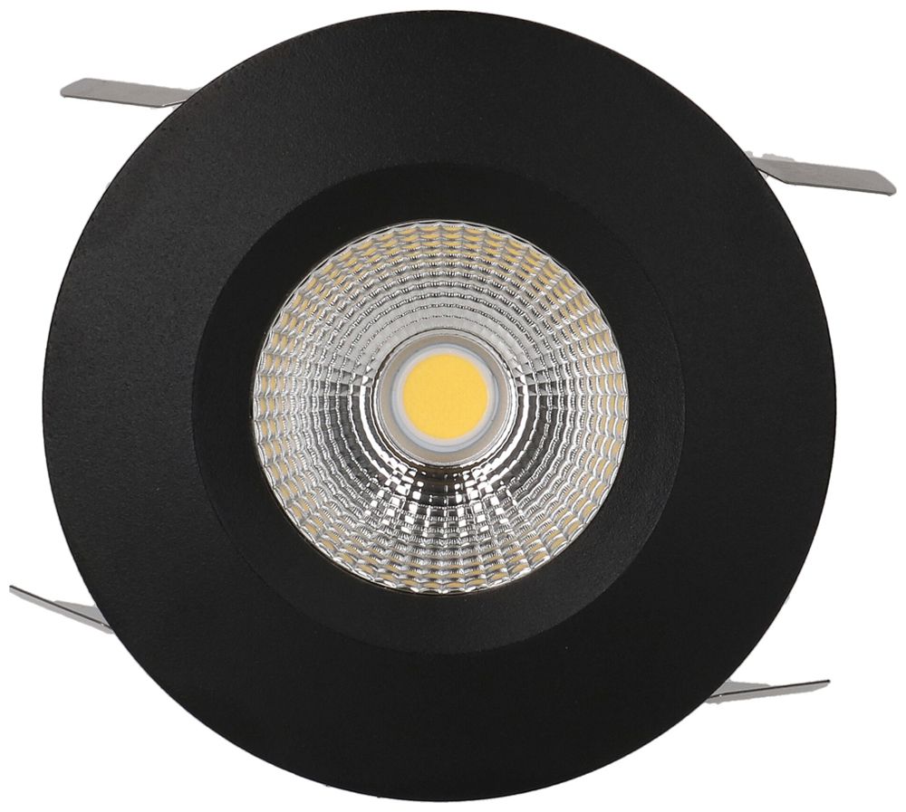 EB-LED-Spot MH WOODY 1×5.7W 660lm 3000K IP44 WB DIM Ø65…76mm schwarz