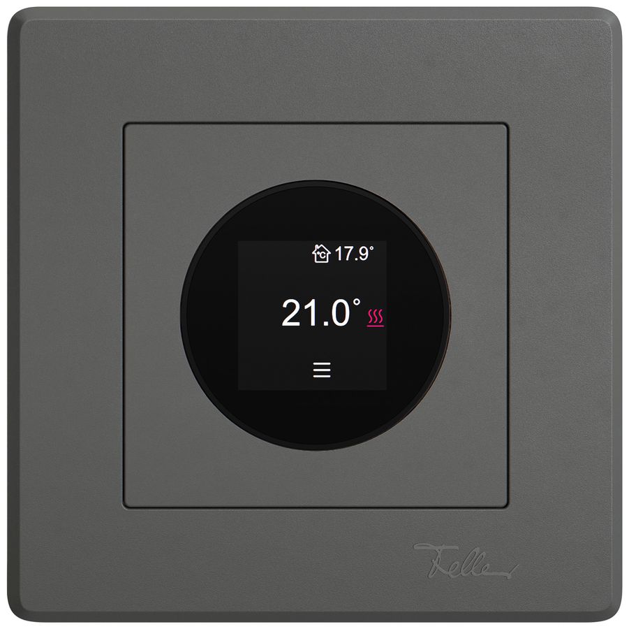 Termostato ambiente INC EDIZIO.liv SNAPFIX® 230VAC 4…30°C 96×96mm grs