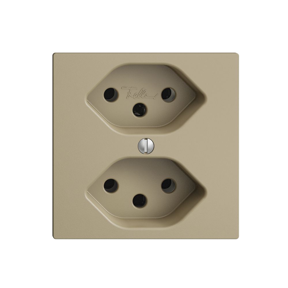 UP-Steckdose EDIZIOdue 2×T13 sand