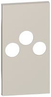 Abdeckung Living Now für TV 3-Loch TV-R-SAT 2 Module sand