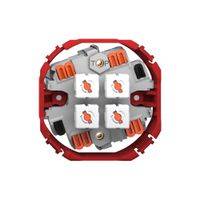 Storentaster Feller SNAPFIX® 10A 250V 4 Tasten 2 Kanäle