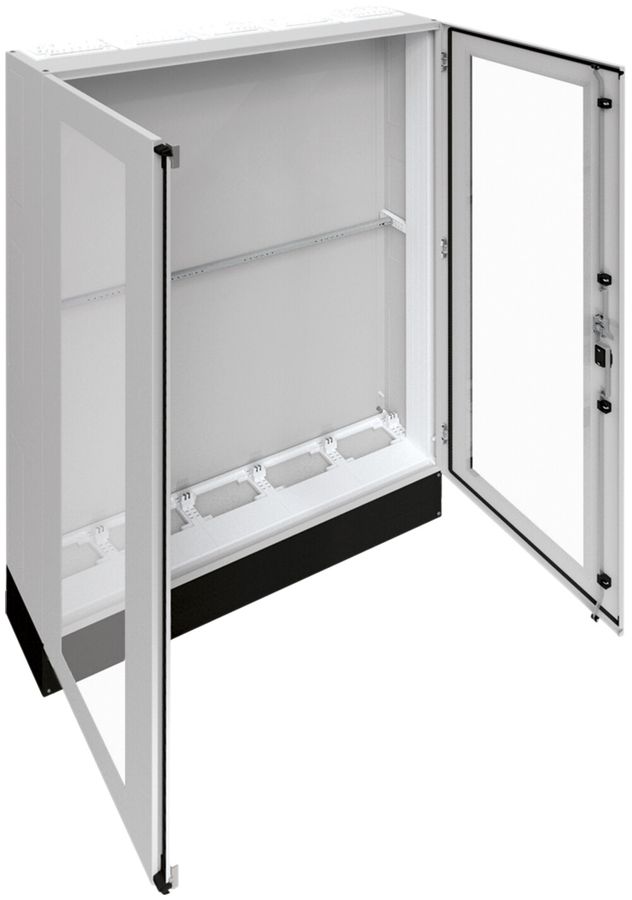 Armoire Hager univers CP I 1850×1300×275mm avec socle 200mm+porte transp. IP55