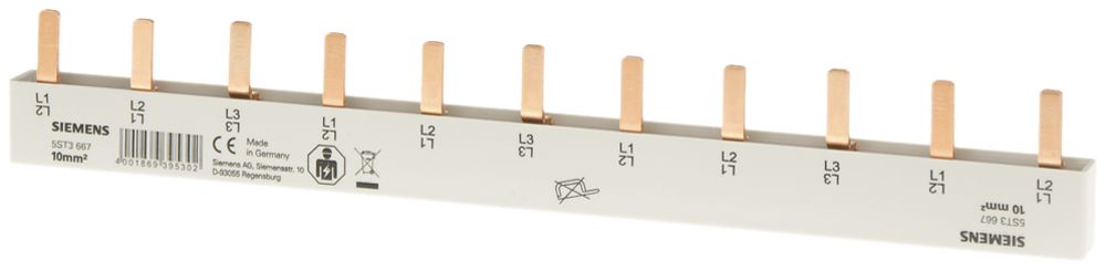 Barre collectrice Siemens SENTRON 5ST3667 10mm² 12UM