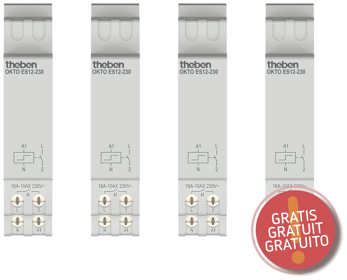 Aktionspaket Theben 3×OKTO ES12-230 +1×gratis