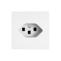 Steckdose EDIZIO.liv SNAPFIX® 1×T23 ws