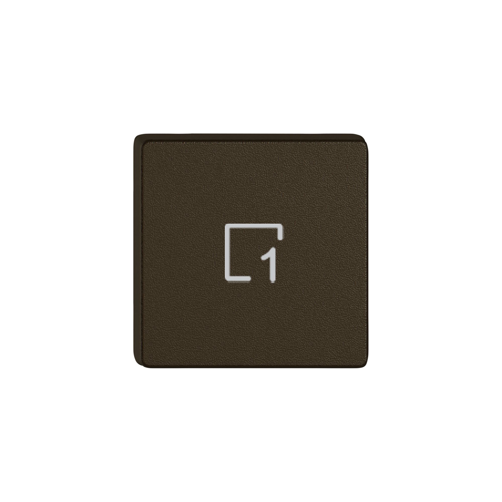 Taste 1/4 EDIZIO.liv Wiser mit SNAPFIX® mit Symbol Szene 1 br