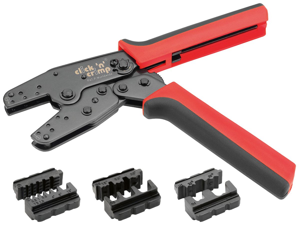 Pinza di crimpaggio Cimco Click n Crimp pressaggio trapezoidale 0.5…50mm² 270mm