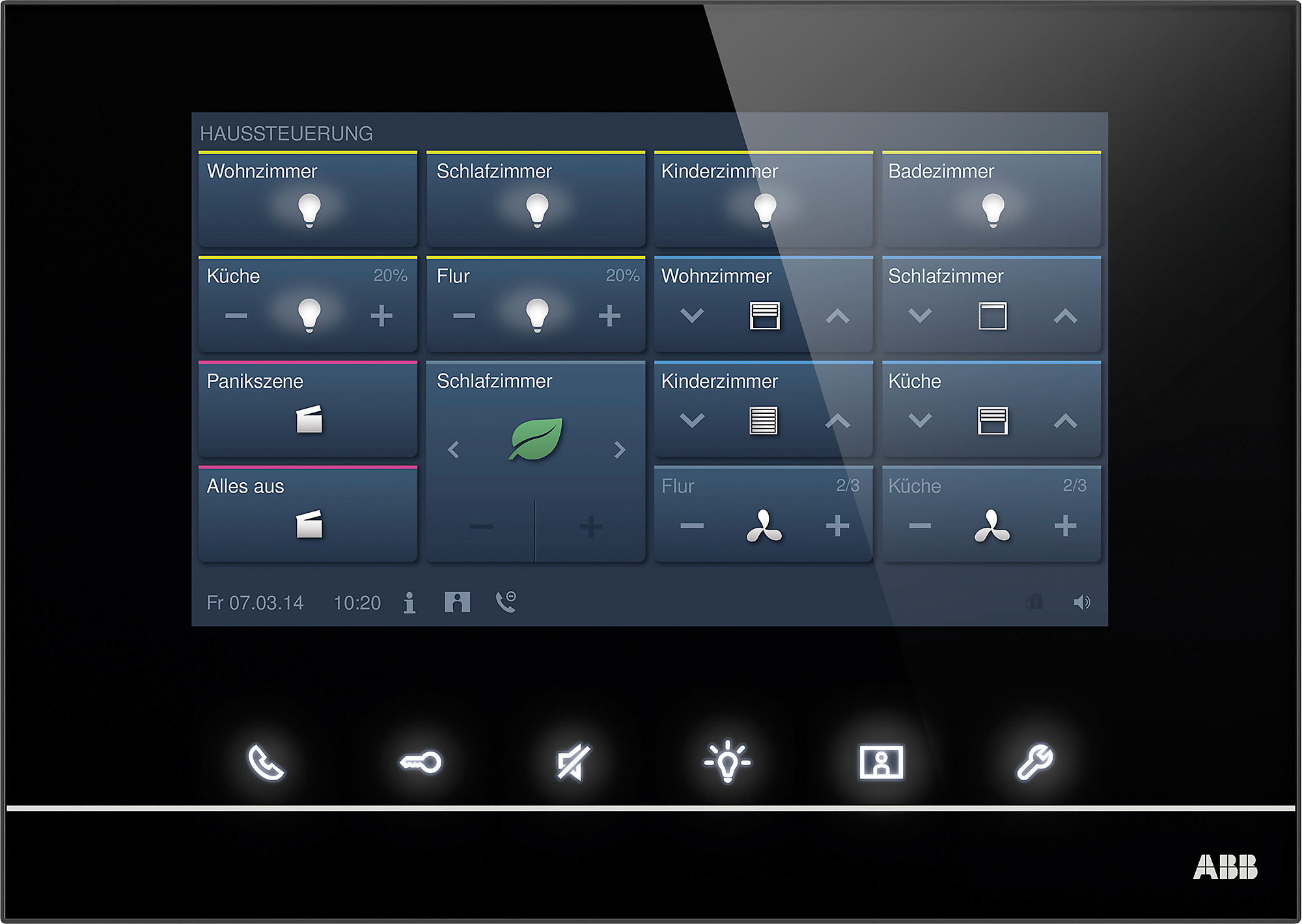 AP-Touchpanel 7" ABB anthrazit free@home