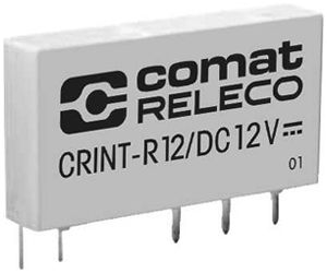 Relais d'interface ComatReleco CRINT-R12, 60VDC, 1C AgSnO2+Au 6A/250VAC