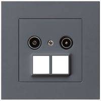 Prise d'antenne ENC R/TV HMS kallysto.pro 19dB anthracite