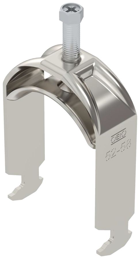 Fixation rapide BET 2056 pied à H métal 52…58mm 1×câble A2 1.4301