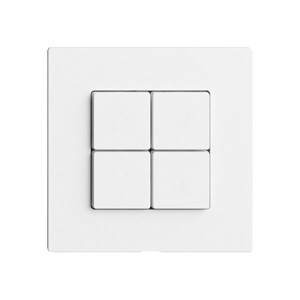 Comando per interruttore EDIZIOdue Wiser 60×60×35mm bianco
