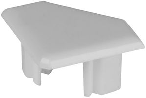 Endstück LDV PM03/EC, zu Eck-Profil PM03, ohne Einführung, grau