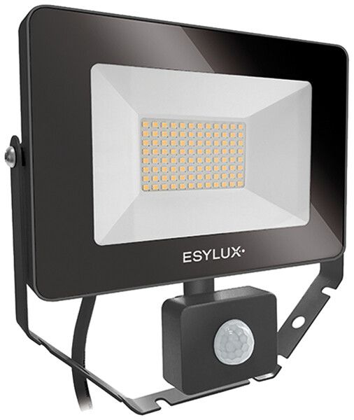Projecteur LED ESYLUX AFL BASIC, 30W 4000K 3000lm 200×60×195mm IP65, noir