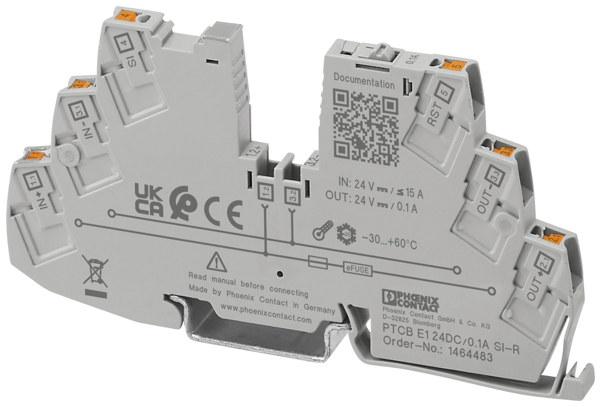 Interruttore di protezione PX PTCB E1 24DC/0.1A SI-R