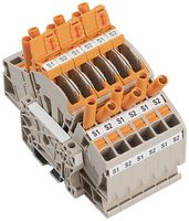 Bloc d.bornes d.test sectionnables WM LST CT 3PHASE ATTB OR 6mm² PUSH IN TS32/35