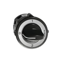 UP-Drehschalter FH 1/1P schwarz mit Drehgriff