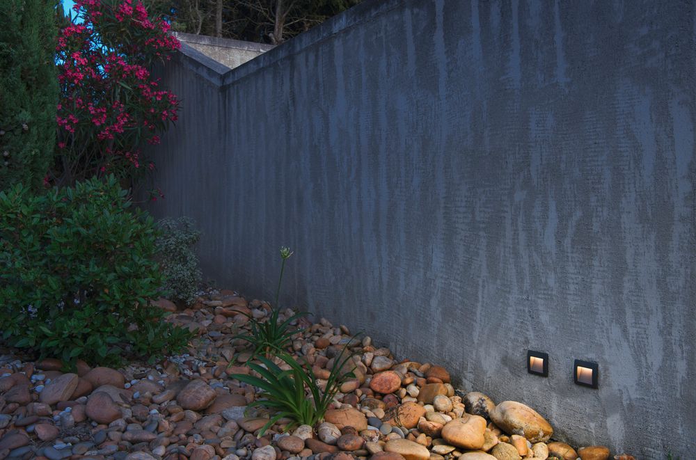 Applique LED INC SLV DOWNUNDER OUT S, 0.96W 25lm 3000K IP55 anthracite