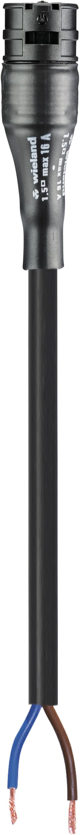 Anschlussleitung Wieland 6m 3L schwarz