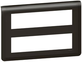 Abdeckrahmen MOS 2×8 Module horizontal schwarz matt
