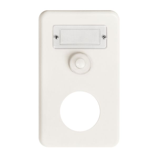 UP-Kombination I-I Sonnerie+leer weiss mit Namenschild