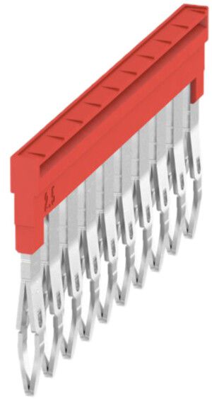 Querverbinder Weidmüller ZQV 1.5N/10 gesteckt 10L 3.5mm isoliert 17.5A rot