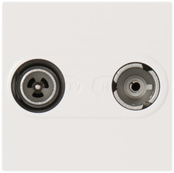 EB-Antennen-Steckdose MOS TV-R 10dB weiss