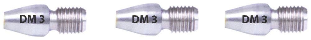 Endhülsen-Set Runpotec RunpoSticks Aussen RTG 6mm Ø3mm gelb