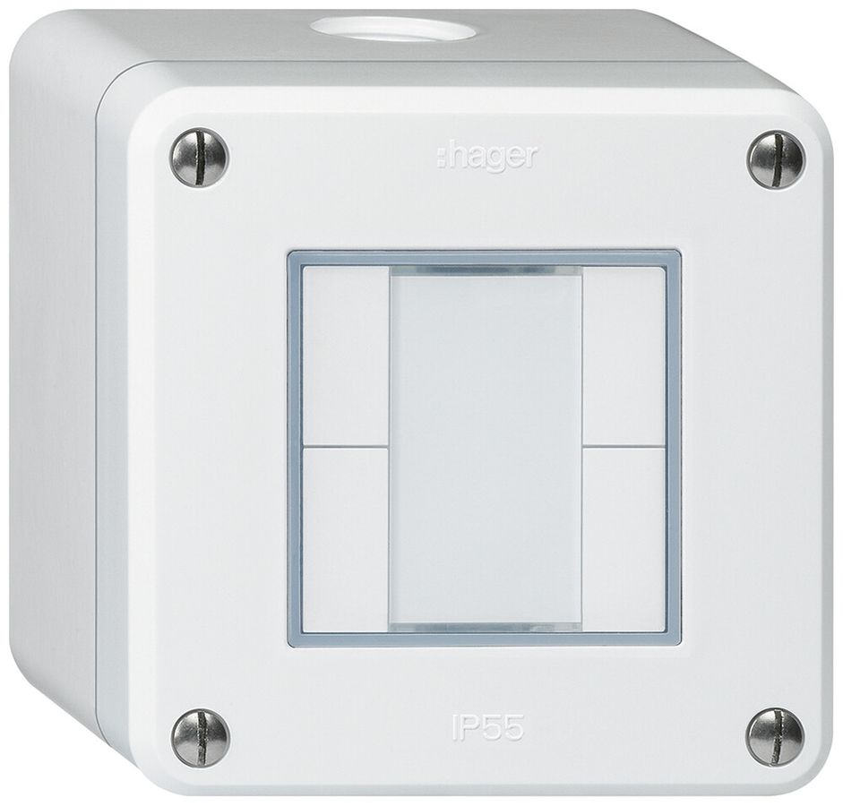 AP-Taster robusto Q KNX 4× s/e-link weiss